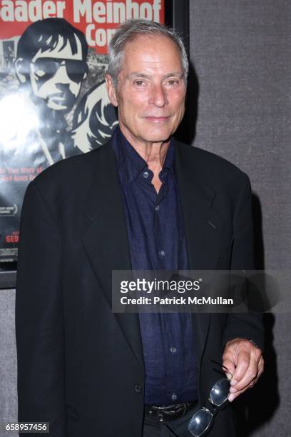Bob Simon attends THE ATLANTIC Hosts a New York Screening of VITAGRAPH FILMS: THE BAADER MEINHOFF COMPLEX at Cinema 2 on August 12, 2009 in New York...