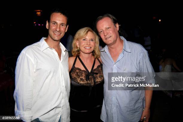David Schlachet, Sharon Bush and Patrick McMullan attend SIR IVAN hosts CASTLESTOCK 2009 to Benefit The PEACEMAN Foundation at Sir Ivan's Castle on...