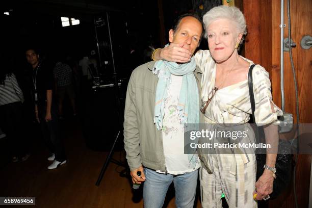 Michael Halsband and Christophe de Menil attend THE WATERMILL CONCERT 2009 "Last Song of Summer" at Filed House of Ross School on August 29, 2009 in...