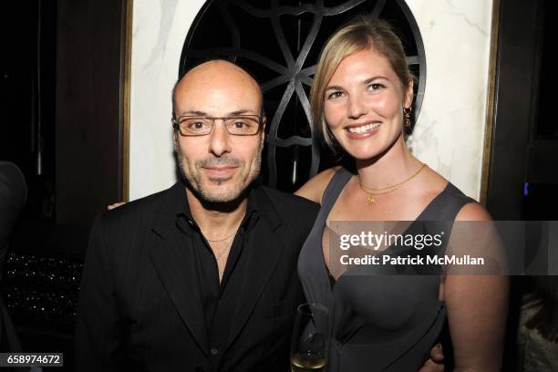 Alfred Corcale and Sophie Leibowitz attend HAKKASAN Opening at Fontainebleau Hotel on April 19, 2009 in Miami Beach, FL.