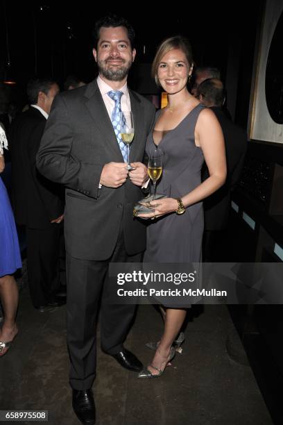 Rick Pitcher and Sophie Leibowitz attend HAKKASAN Opening at Fontainebleau Hotel on April 19, 2009 in Miami Beach, FL.