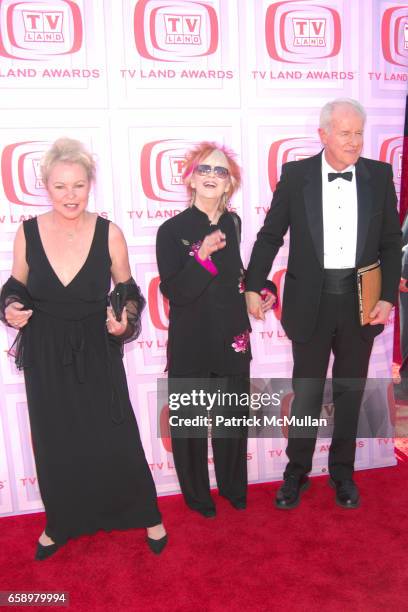 Michelle Phillips, Shelley Faberes and Mike Farrell attend 2009 TV LAND AWARDS at Universal Studios on April 19, 2009 in Los Angeles, CA.