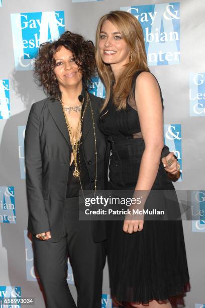 Linda Perry and Clementine Ford attend L.A. Gay & Lesbian Center Presents "An Evening with Women" at The Beverly Hilton on April 24, 2009 in Beverly...