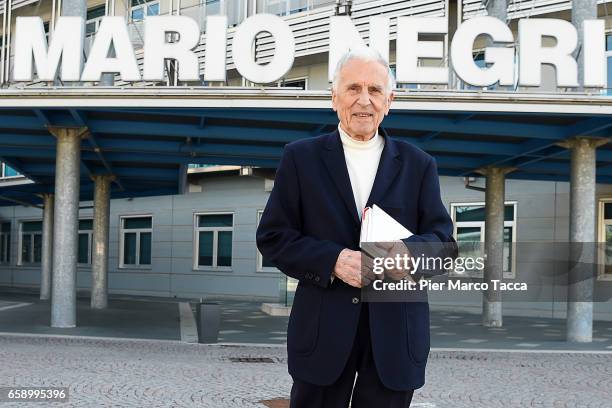 Silvio Garattini attends a 'Io, Trafficante Di Virus. Una Storia Di Scienza E Di Amara Giustizia' book presentation on March 28, 2017 in Milan, Italy.