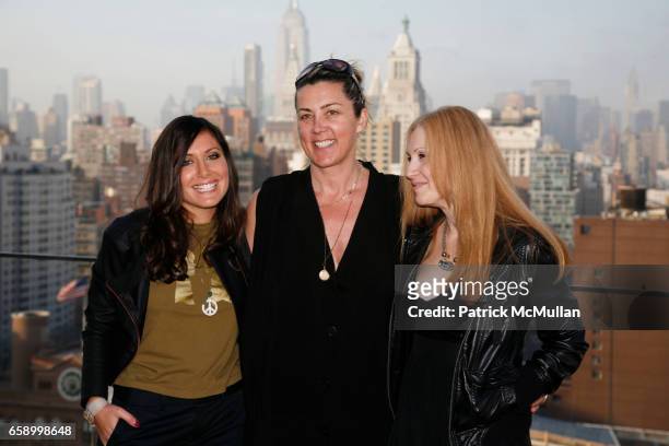 Stacy Morgenstern Igel, Tina Thor and Loraine Abeles attend THE COOPER SQUARE HOTEL MINI-BAR EXCLUSIVES UNVEILING at Cooper Square Hotel Penthouse on...