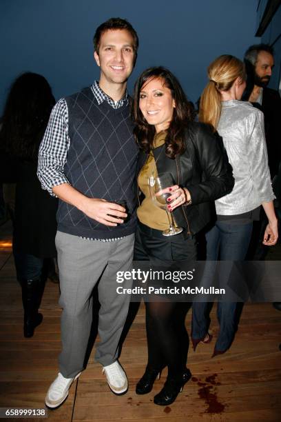 Brian Igel and Stacy Morgenstern Igel attend THE COOPER SQUARE HOTEL MINI-BAR EXCLUSIVES UNVEILING at Cooper Square Hotel Penthouse on April 21, 2009...