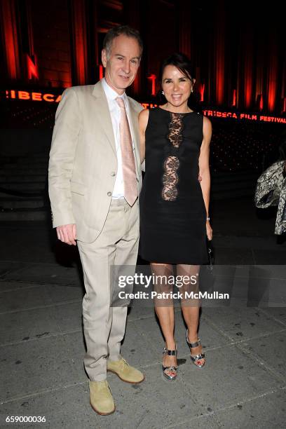 John McEnroe and Patti Smyth attend VANITY FAIR Tribeca Film Festival Opening Night Dinner Hosted by ROBERT DE NIRO, GRAYDON CARTER and RONALD...