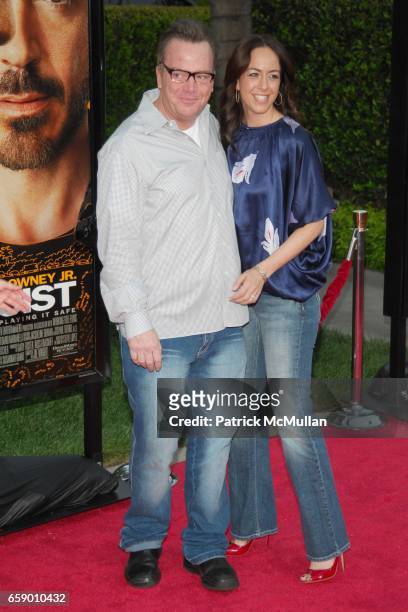 Tom Arnold and Ashley Groussman attend LOS ANGELES PREMIERE OF "THE SOLOIST" at PARAMOUNT THEATRE on April 20, 2009 in HOLLYWOOD, CA.