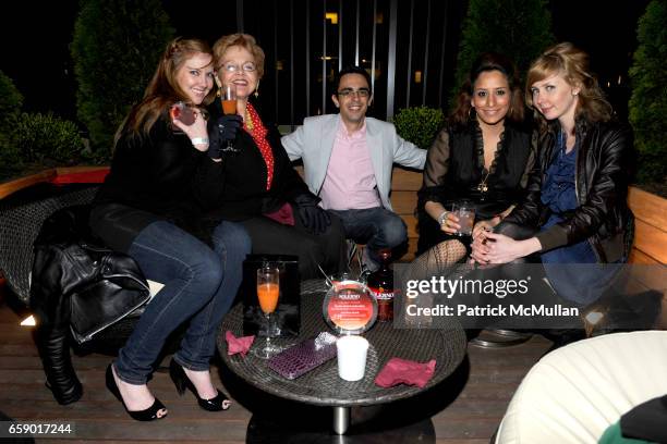 Michelle Garrard, Carol Garrard, Stephen Shell, Reina Govindarajan and Stephanie Furr attend LA NOTTE ARANCIONE Launch of SOLERNO BLOOD ORANGE...