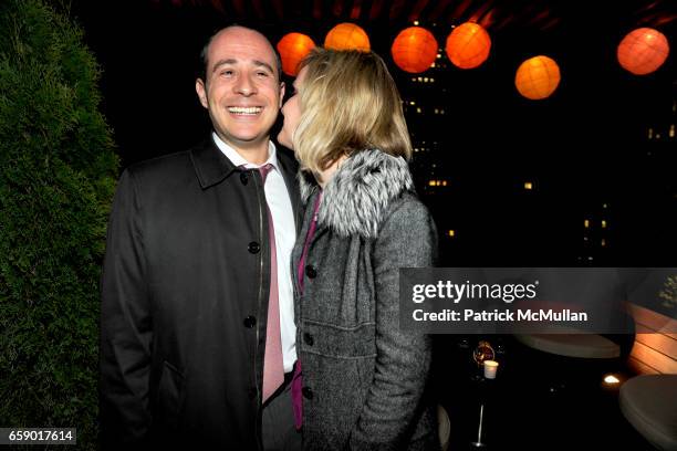 Guests attend LA NOTTE ARANCIONE Launch of SOLERNO BLOOD ORANGE LIQUEUR to benefit SAVE VENICE at 20 Pine on April 23, 2009 in New York City.