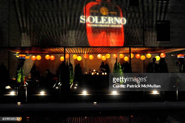 Atmosphere at LA NOTTE ARANCIONE Launch of SOLERNO BLOOD ORANGE LIQUEUR to benefit SAVE VENICE at 20 Pine on April 23, 2009 in New York City.