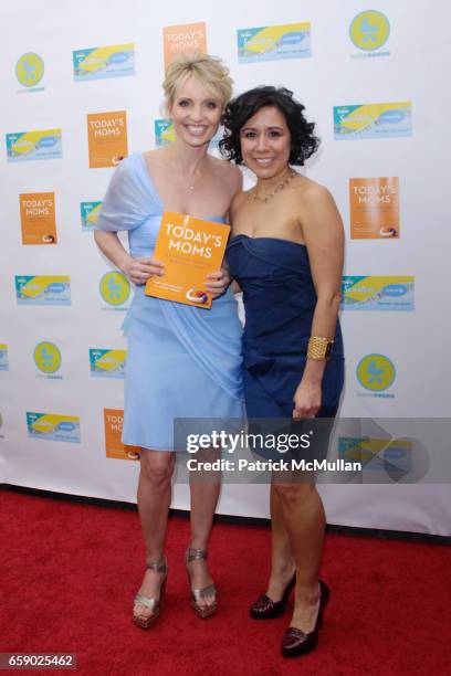 Alicia Ybarbo and Mary Ann Zoellner attend NBC "TODAY" SHOW, PAMPERS, and JESSICA SEINFELD'S Charity BABY BUGGY Team Up to Support Moms in Need and...