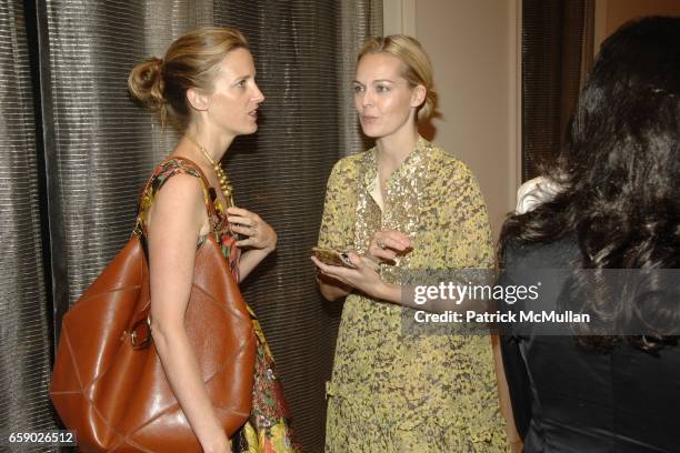 Amanda Cutter Brooks and Lauren DuPont attend ROGER VIVIER Party to Preview The Spring/Summer Cut Up- a Unique and Personalized Bag at Roger Vivier...