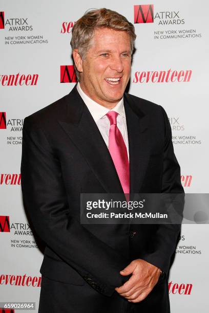 Donny Deutsch attends NEW YORK WOMEN in COMMUNICATIONS presents the 2009 MATRIX AWARDS at The Waldorf=Astoria on April 27, 2009 in New York City.