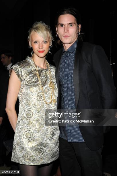 Betina Holte and Jamie Burke attend NEW YORKERS FOR CHILDREN Sixth Annual Spring Dinner Dance - "New Year's in April: A Fool's Fete" at Mandarin...