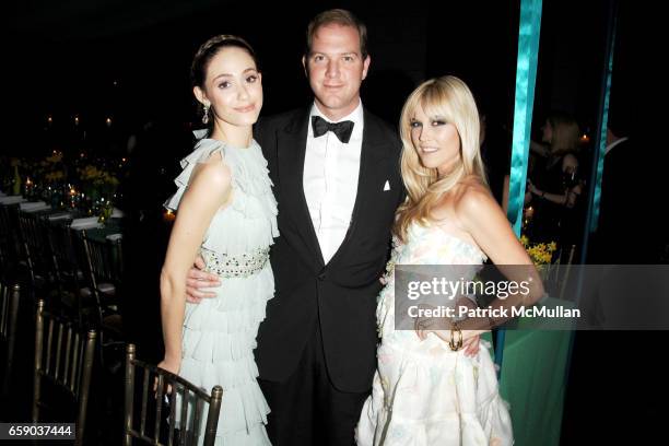 Emmy Rossum, Topper Mortimer and Tinsley Mortimer attend NEW YORKERS FOR CHILDREN Sixth Annual Spring Dinner Dance - "New Year's in April: A Fool's...