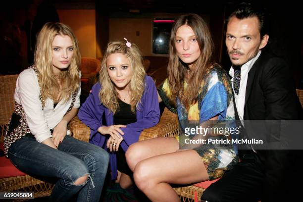 Lily Donaldson, Mary-Kate Olsen, Daria Werbowy and Matthew Williamson attend MATTHEW WILLIAMSON Summer Collection for H&M Launch Party - INSIDE at...