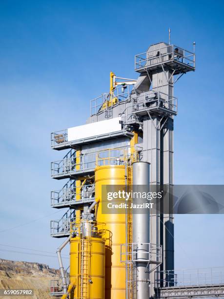 natural gas fired turbine power plant,fall,field - gas turbine electrical power plant stock pictures, royalty-free photos & images