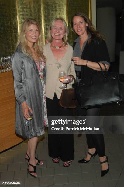 Janice Mekaelian, Erica Hanson and Sandra Nelson attend "VALENTINO: THE LAST EMPEROR" West Coast Premiere at LACMA at LACMA on April 1, 2009 in Los...