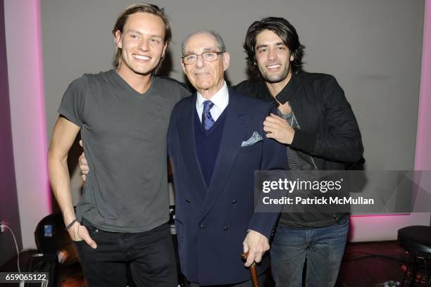 Nicolas Potts, Jerry Tokofsky and Jay Lyon attend MUSIC UNITES AND UNIVERSAL MOTOWN Present BLUE OCTOBER and TAMARAMA at Norwood on April 30, 2009 in...