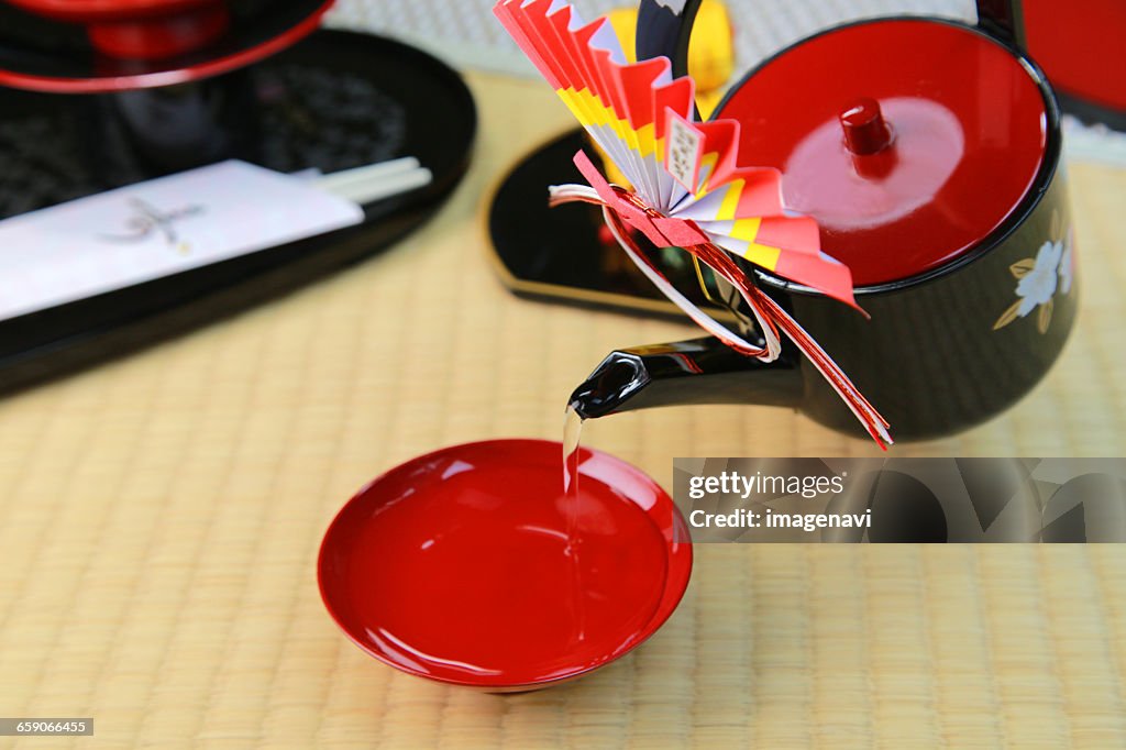 New years spiced sake