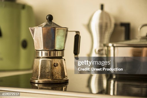 Close-up of a cafetiere, Munich, Bavaria, Germany Close-up of a cafetiere, Munich, Bavaria, Germany