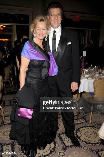 Andrea Herberstein and Thomas Hampson attend MANHATTAN SCHOOL OF MUSIC Concert Gala 2009 at Waldorf=Astoria on April 30, 2009 in New York City.