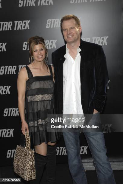 Beth Toussaint and Jack Coleman attend "Star Trek" Premiere at Grauman' Chinese Theatre on April 30, 2009 in Los Angeles, CA.