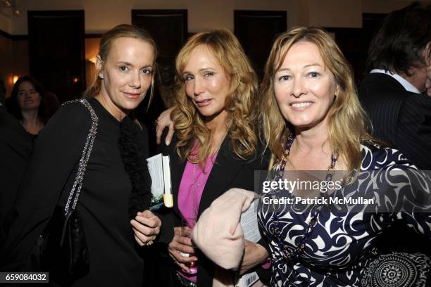 Guest, Patty Raynes and Kimberly DuRoss attend Book Party hosted by Anne Hearst McInerney, Candace Bushnell & Nicole Miller Celebrating "HOW IT...