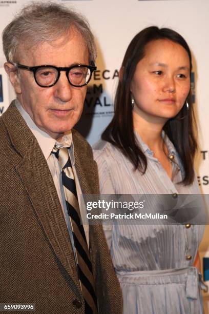 Woody Allen and Soon-Yi Previn attend SONY PICTURES CLASSICS Presents the New York Premiere of "WHATEVER WORKS" at Ziegfeld Theatre on April 22, 2009...