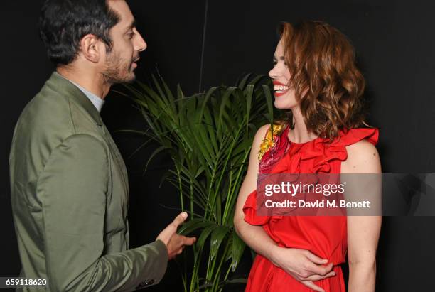 Riz Ahmed and Billie Piper attend a photocall for "City Of Tiny Lights" at the BFI Southbank on March 28, 2017 in London, England.