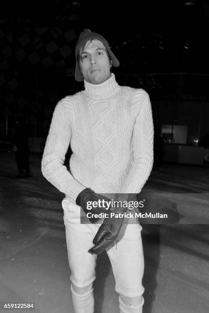 Luke Gulbranson attends V-MAN and FORD Models Celebrate With Ice Skating and Cocktails For The New V-MAN Issue at Pier 61 Sky Rink on February 19,...