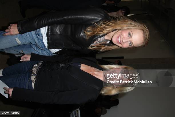 Louise Foster and Rachel Sharp attends PHI Fall 2009 Collection at 76 Ninth Ave. On February 19, 2009 in New York City.