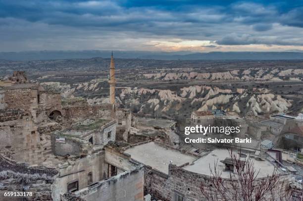 ortahisar, cappadocia - ortahisar stock pictures, royalty-free photos & images