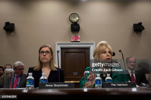 Patricia de Stacy Harrison , president and CEO of the Corporation for Public Broadcasting , testifies before a House subcommittee holding hearings on...