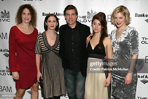 Hannah Stokely, Morven Christie, guest, Charlotte Parry and Jessica Pollert Smith attend BAM and The Old Vic host The Bridge Project Benefit at BAM...