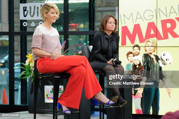 Actresses Jenna Elfman and Rachel Dratch attend Build Series Presents Jenna Elfman and Rachel Dratch discussing "Imaginary Mary" at Build Studio on...