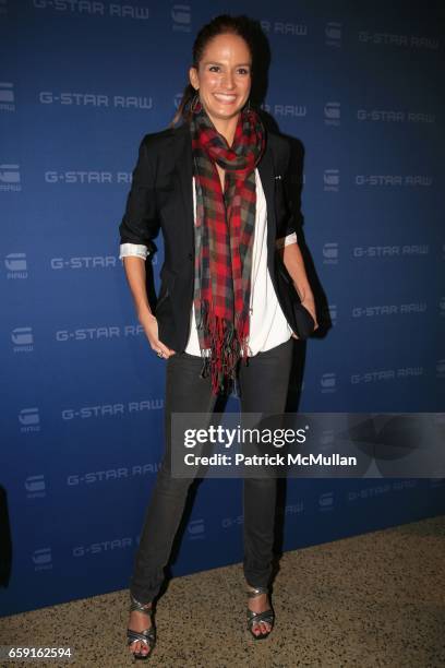 Lindsay Frimodt attends G-STAR RAW Presents Fall/Winter 2009 Collection at New York Fashion Week at Hammerstein Ballroom on February 17, 2009 in New...