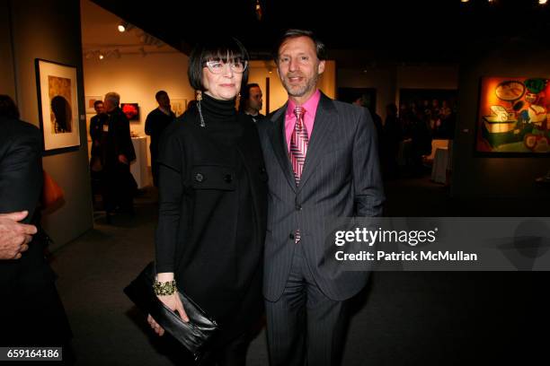 Judy Kraus and Peter Kraus attend ADAA Art Show & Gala Preview at Park Ave. Armory on February 18, 2009 in New York City.