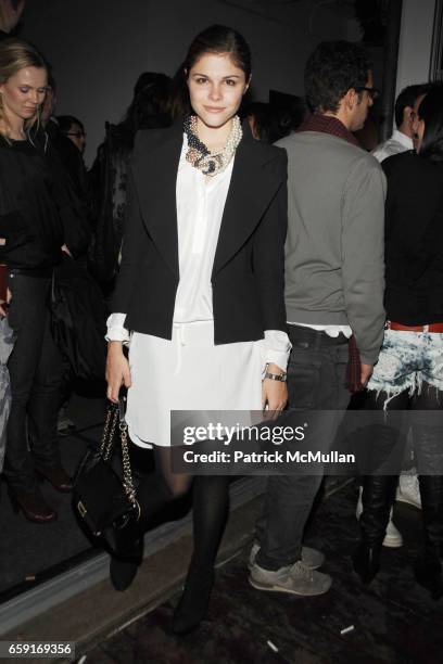 Emily Weiss attends ERIN WASSON + RVCA Fall 2009 Presentation and Party at Milk Studios on February 18, 2009 in New York City.