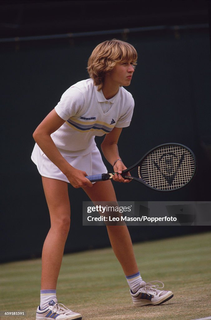 Steffi Graf At 1984 Wimbledon Championships