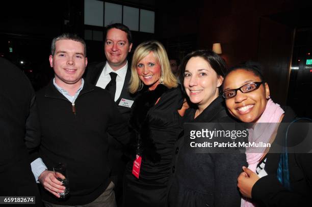 Scott Hensen, Kyle Kusche, Natalie Bushaw, Amy Kule and Yadira Harrison attend DELTA SKY Magazine launch party at Whiskey Park on February 23, 2009...