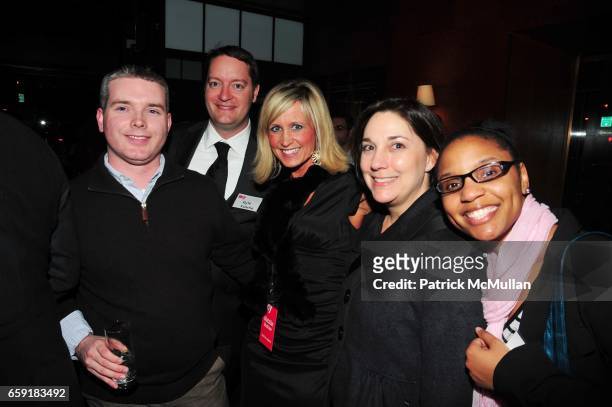 Scott Hensen, Kyle Kusche, Natalie Bushaw, Amy Kule and Yadira Harrison attend DELTA SKY Magazine launch party at Whiskey Park N.Y.C. On February 24,...