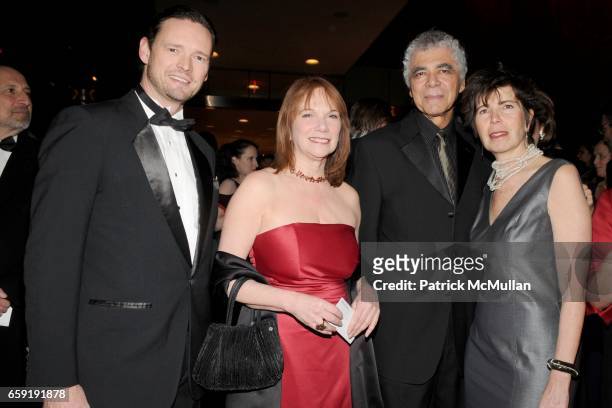 Barry Satchwell-Smith, Jackie Davis, Ric Scofidio and Elizabeth Diller attend LEADING LADIES GALA Honoring LAURIE TISCH at Lincoln Center on February...