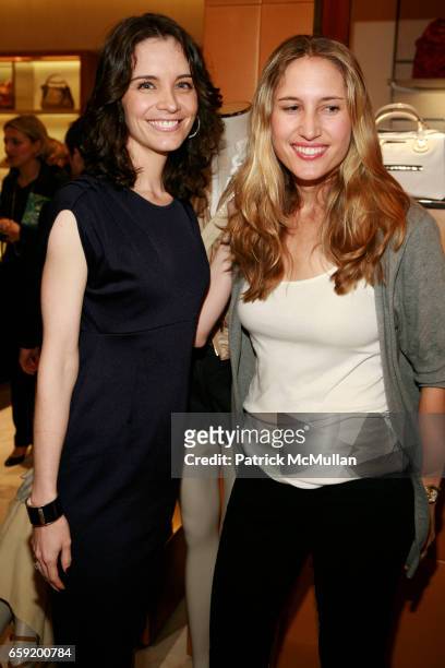 Kiane Von Mueffling and Alison Brokaw attend TOD'S And W MAGAZINE Host Cocktails To Benefit LOVE HEALS at Tod's on February 11, 2009 in New York City.