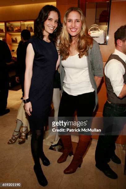 Kiane Von Mueffling and Alison Brokaw attend TOD'S And W MAGAZINE Host Cocktails To Benefit LOVE HEALS at Tod's on February 11, 2009 in New York City.