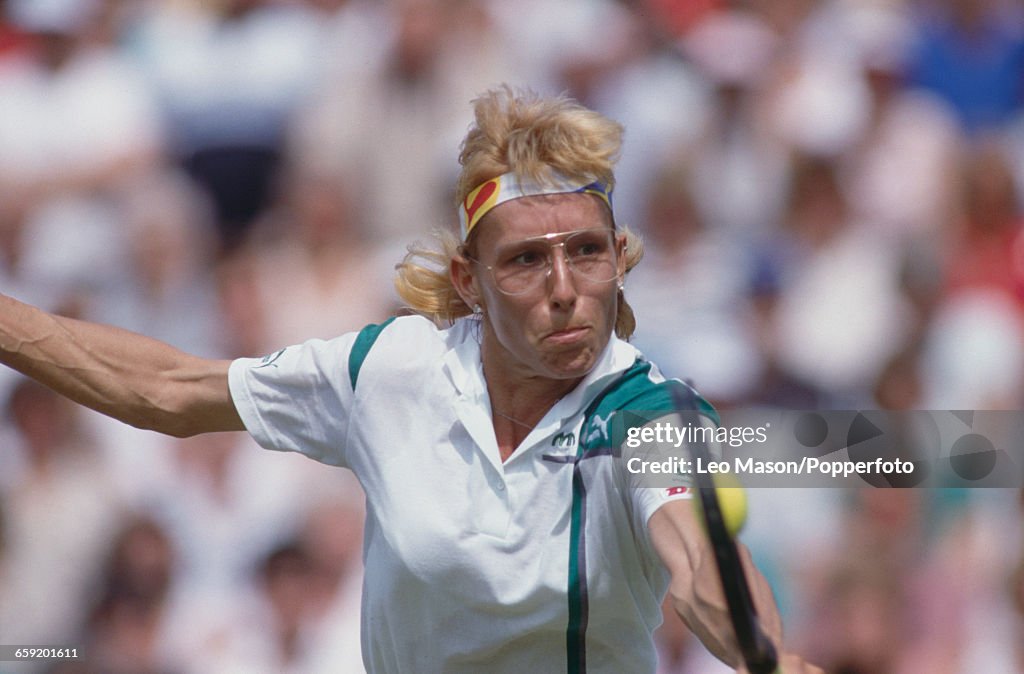 Martina Navratilova At 1988 Wimbledon Championships
