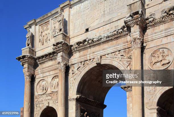 the arch of septimius severus - arco de septimius severus - fotografias e filmes do acervo