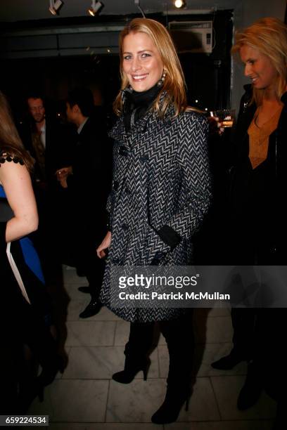Tatiana Blatnick attends Opening reception for ANDREA TESE Boats Against the Current at Heist Gallery on February 13, 2009 in New York City.