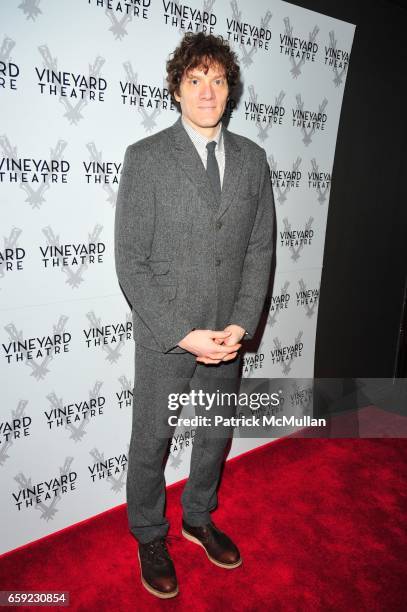 Adam Rapp attends THE VINEYARD THEATER honors legendary actress MARIAN SELDES and the UNION SQUARE PARTNERSHIP at Rainbow Room on February 9, 2009 in...